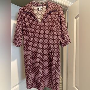 Jude Connally Dress - Medium - Brown/Pink